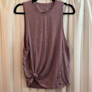 Lululemon muscle tank heathered grape size 6